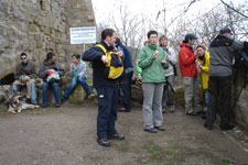 Rast an der Burg Gleichen