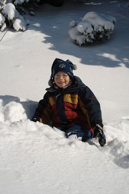 Florian hat immer Spa im Schnee